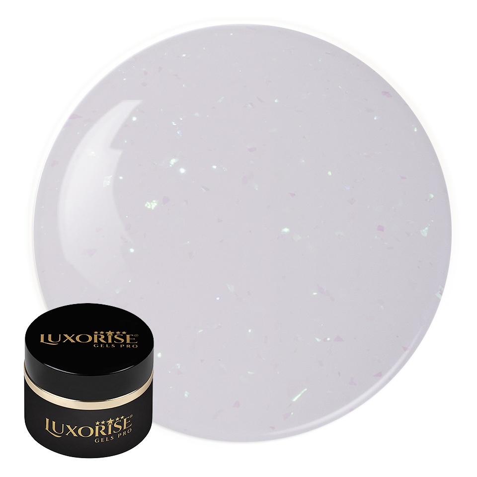 Gel UV Constructie Unghii RevoFlex LUXORISE 15ml, White Radiance