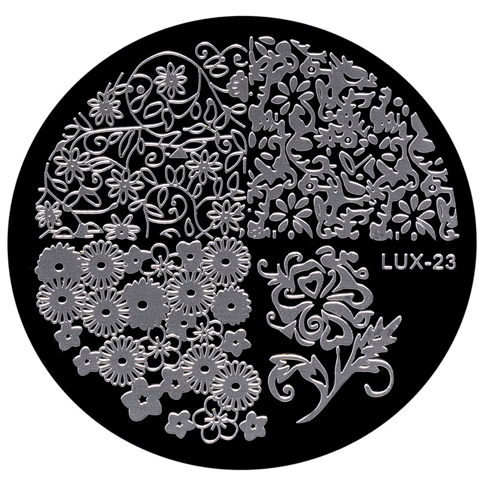 Matrita Metalica Stampila Unghii LUX-23 – Nature Art imagine 2022