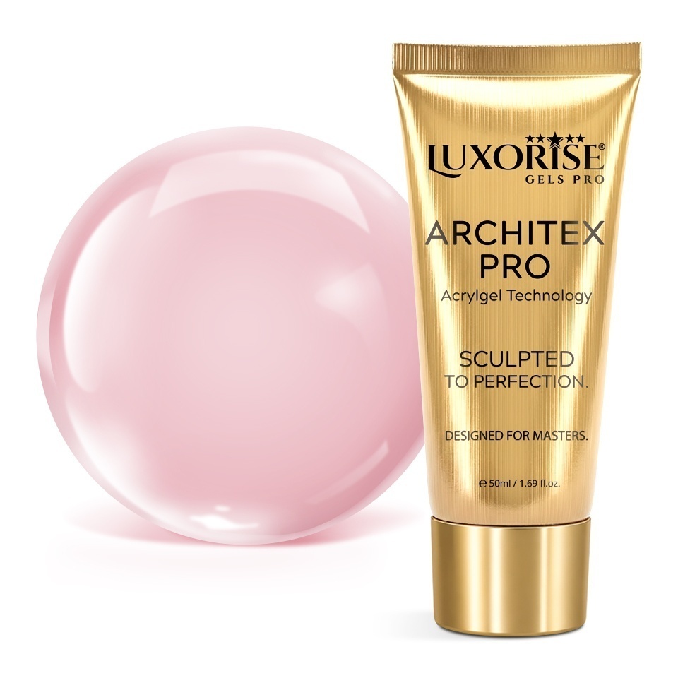 Polygel LUXORISE ARCHITEX PRO - Sculpted Nude Collection, Divine Blush, 50ml