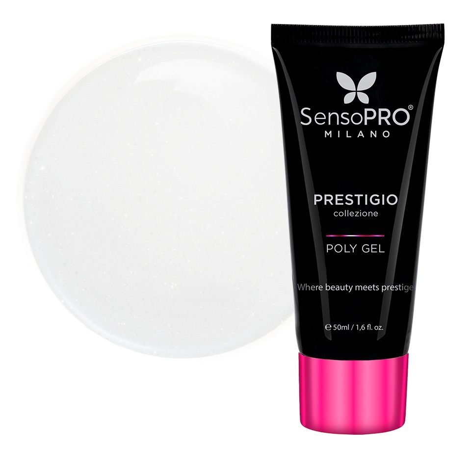 Polygel PRESTIGIO SensoPRO Milano - Milky Cloud, 50ml – Polygel - PRESTIGIO SensoPRO Milano Nude