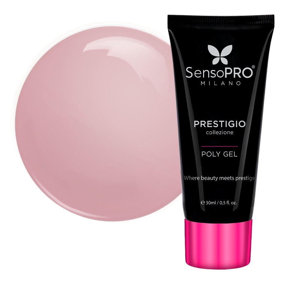 Polygel PRESTIGIO SensoPRO Milano - Rosy Wonder, 30ml