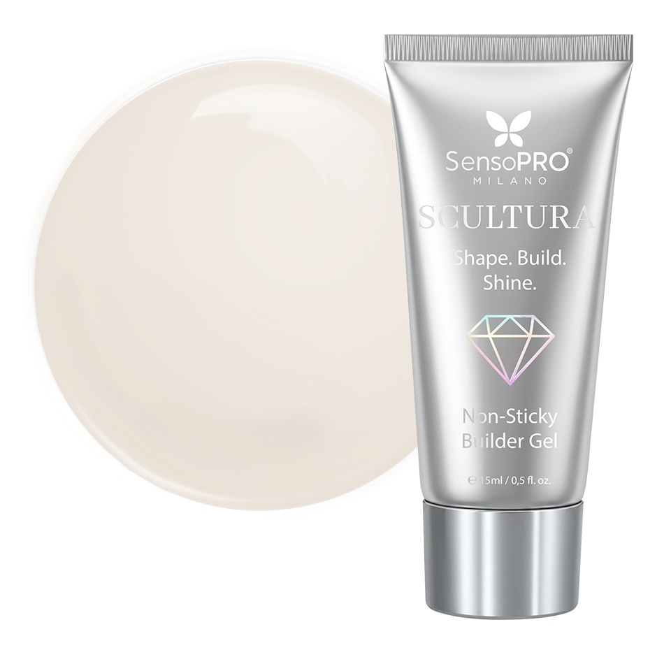 Polygel SCULTURA Non Sticky SensoPRO Milano - Almond Grace, 15ml