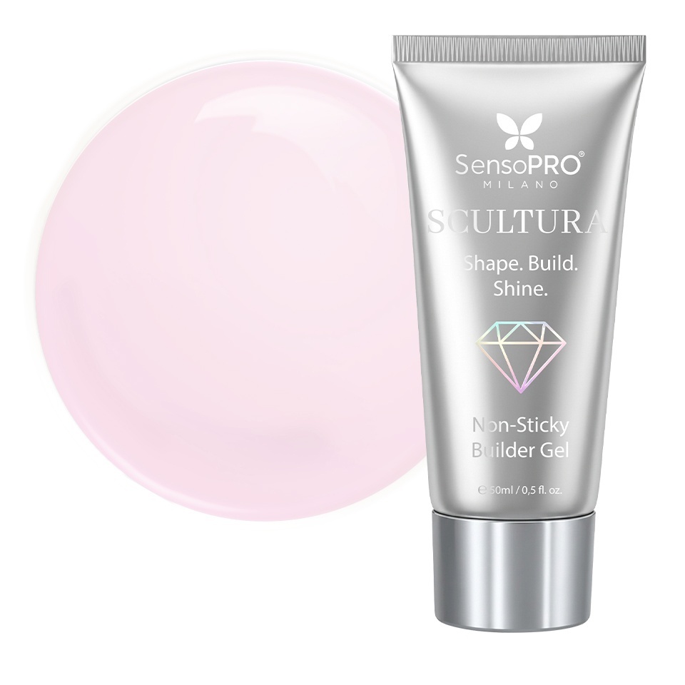 Polygel SCULTURA Non Sticky SensoPRO Milano - Milky Blossom, 50ml – Polygel - SCULTURA SensoPRO Milano Nude