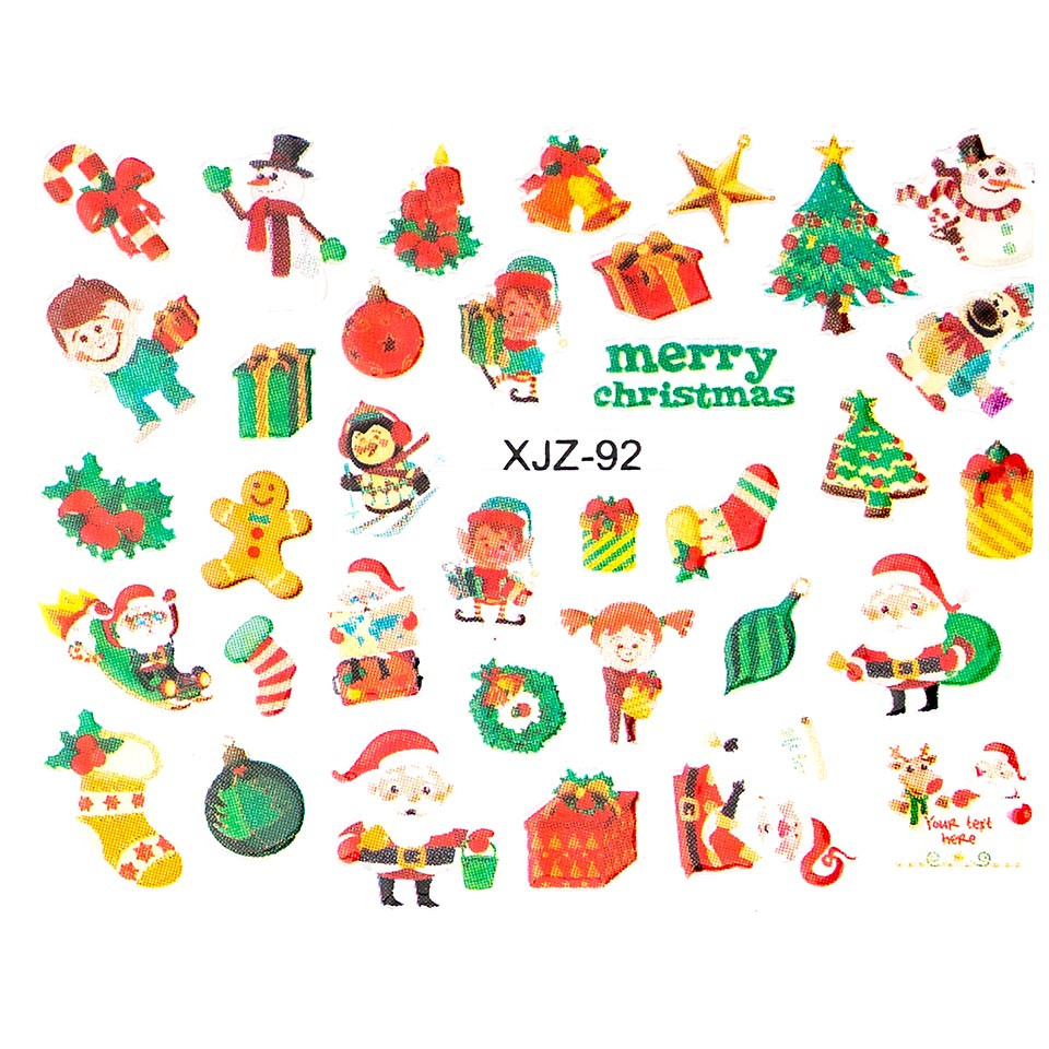 Sticker 3D Unghii LUXORISE, Christmas Pure Joy XJZ-92 kitunghii.ro imagine noua