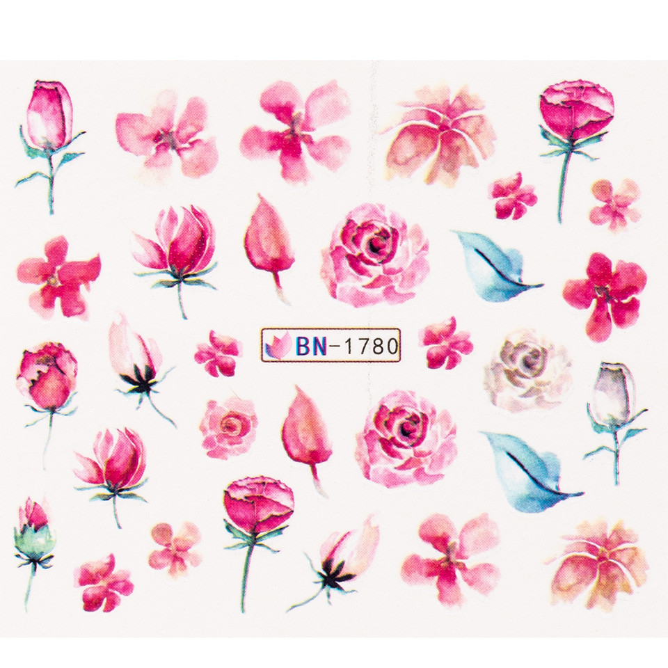 Tatuaj Unghii LUXORISE Flower Book, BN-1780 kitunghii.ro poza noua reduceri 2022