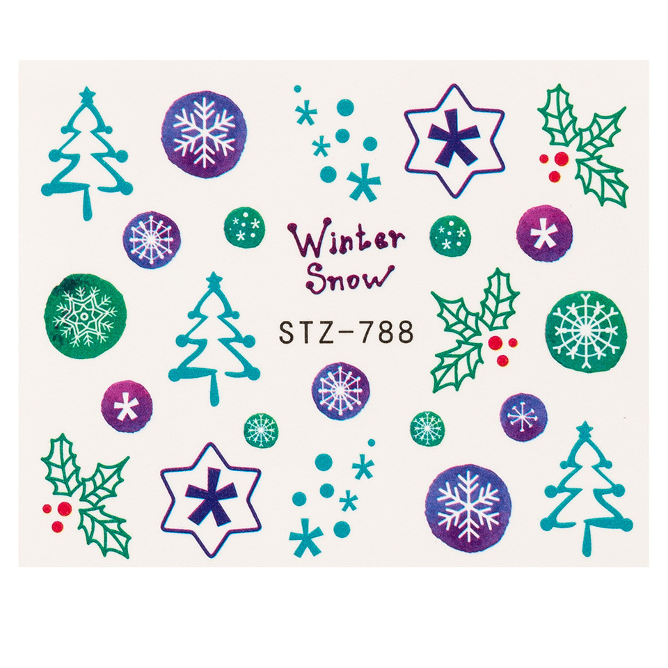 Tatuaj Unghii LUXORISE Winter Star, STZ-788 kitunghii.ro imagine noua 2022 scoalamachiaj.ro