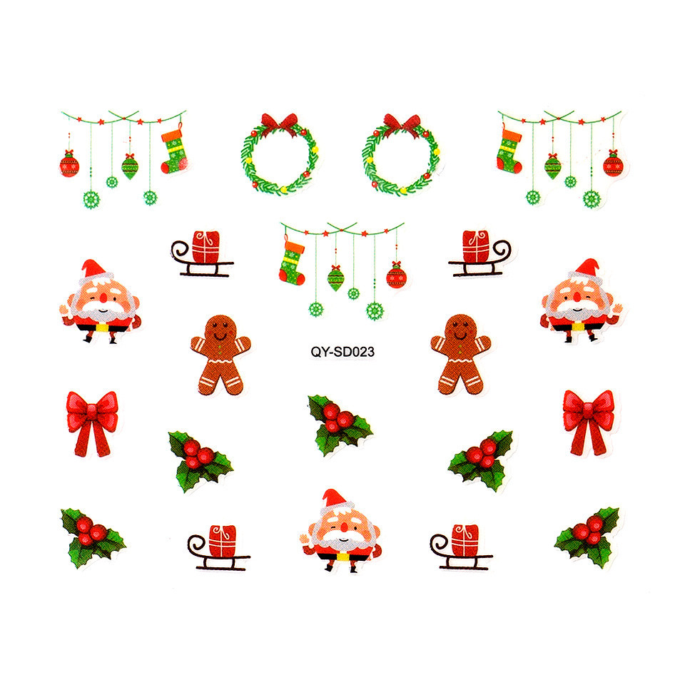 Abtibild unghii sensopro milano christmas wonderland edition, qy-sd023
