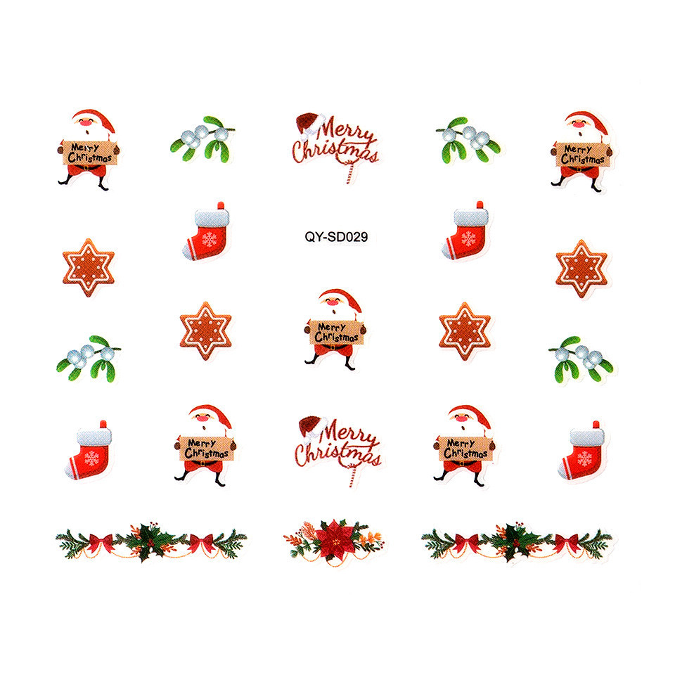 Abtibild unghii sensopro milano christmas wonderland edition, qy-sd029