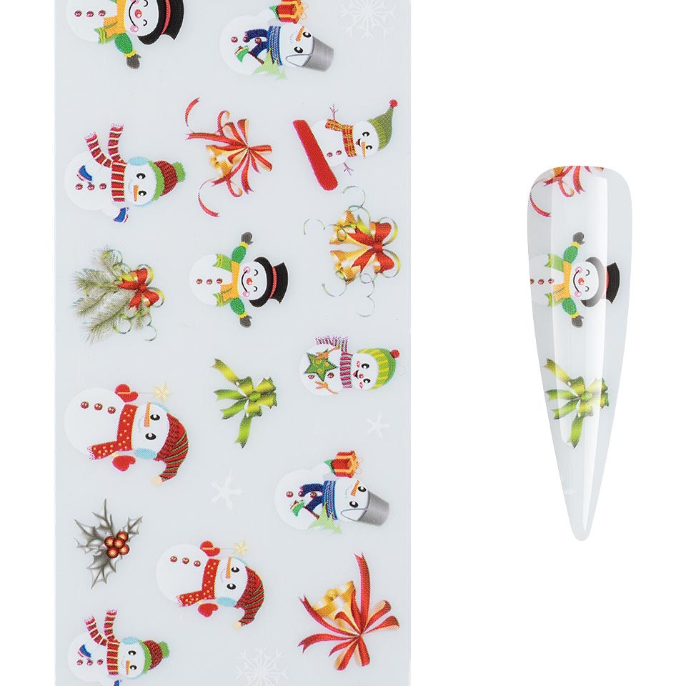 Folie de Transfer Unghii LUXORISE, Snowmen Celebration ART