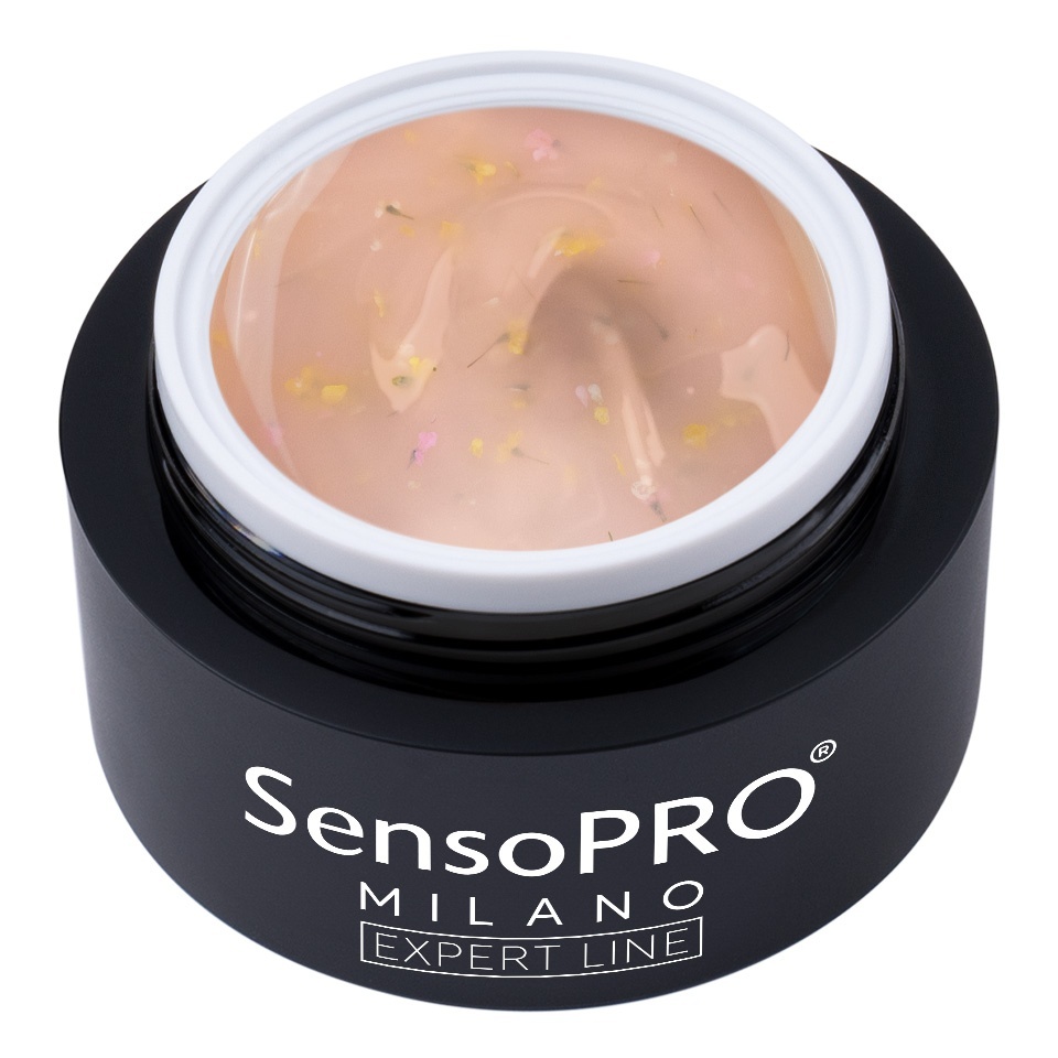 Gel Constructie Unghii Expert Line Flower, SensoPRO Milano - Beige Bloom 15ml – Geluri UV Constructie SensoPRO Milano Nude