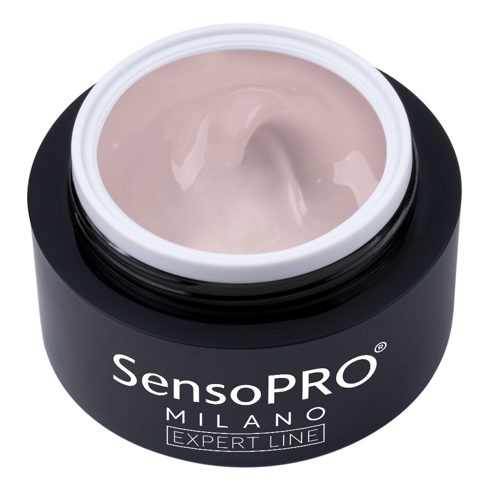 Gel Constructie Unghii Expert Line SensoPRO Milano – Nude Rose 15ml Geluri UV Constructie kitunghii.ro