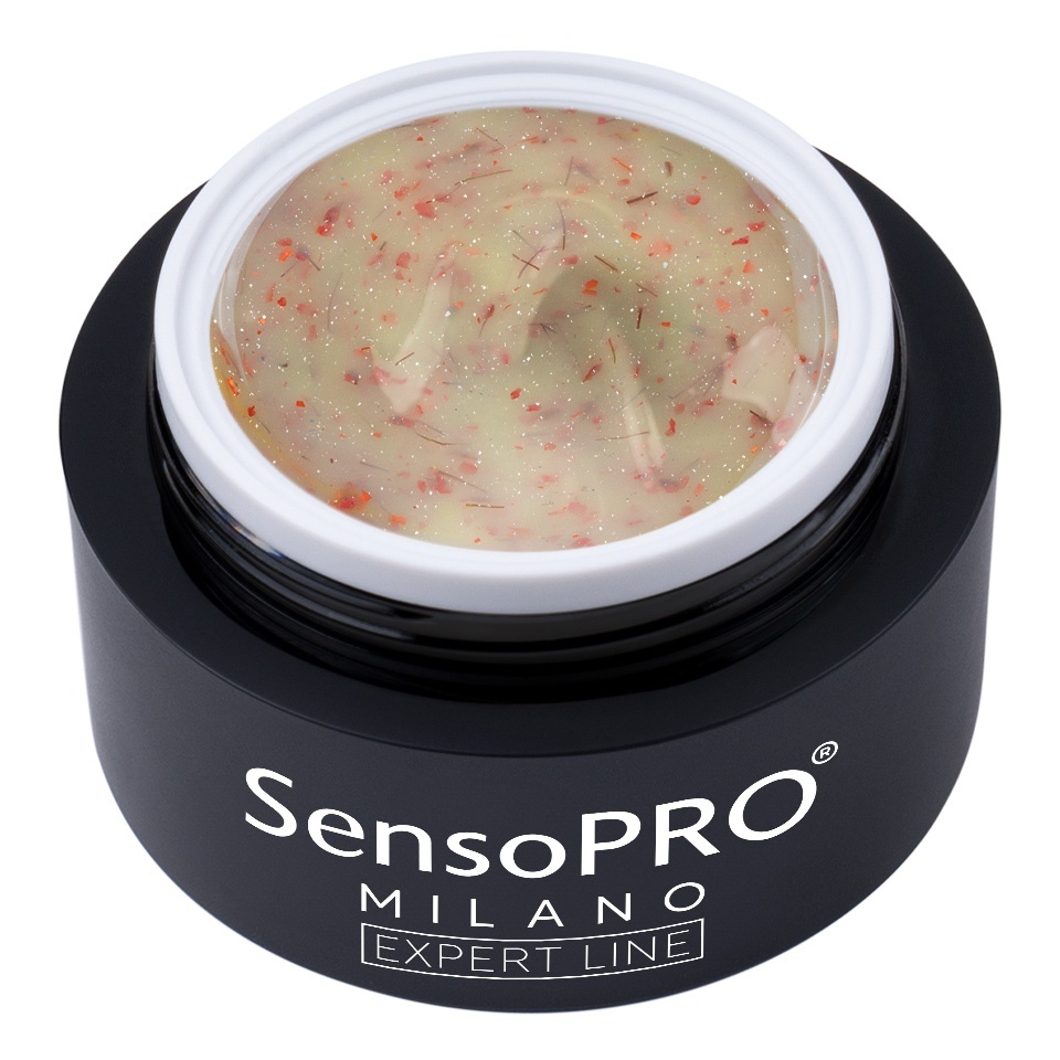 Gel Constructie Unghii Expert Line SensoPRO Milano, Petal Muse - Poppy Passion 15ml – Geluri UV Constructie SensoPRO Milano