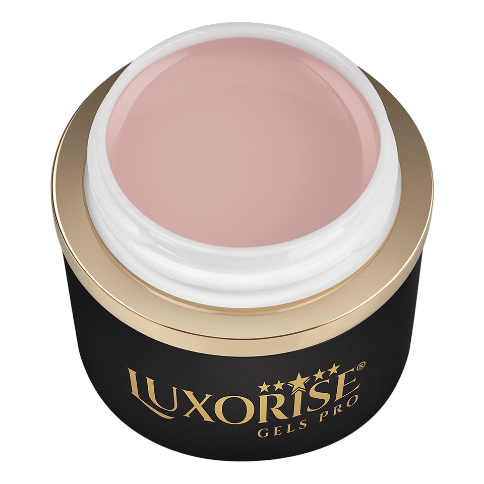 Gel UV Constructie Unghii RevoFlex LUXORISE 15ml, Cover Nude – Light
