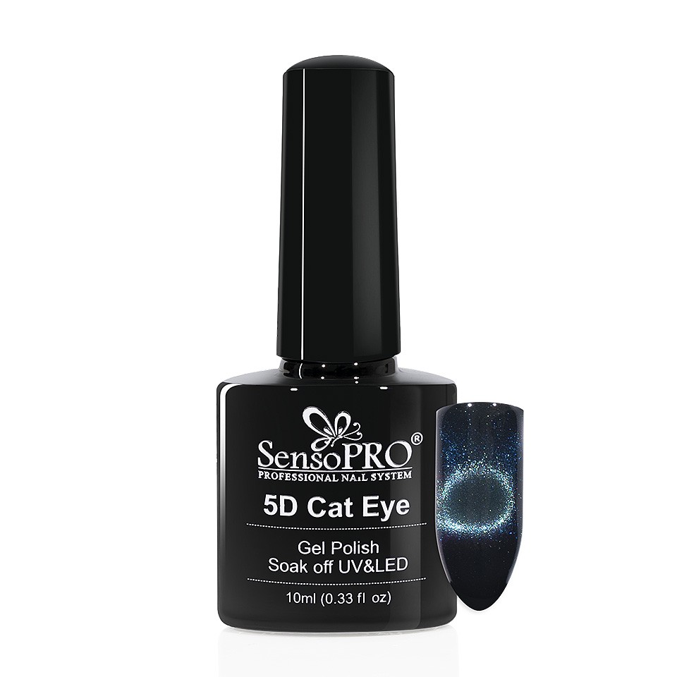 Oja Semipermanenta Cat Eye Gel 5D SensoPRO 10ml, #19 Venus kitunghii imagine noua