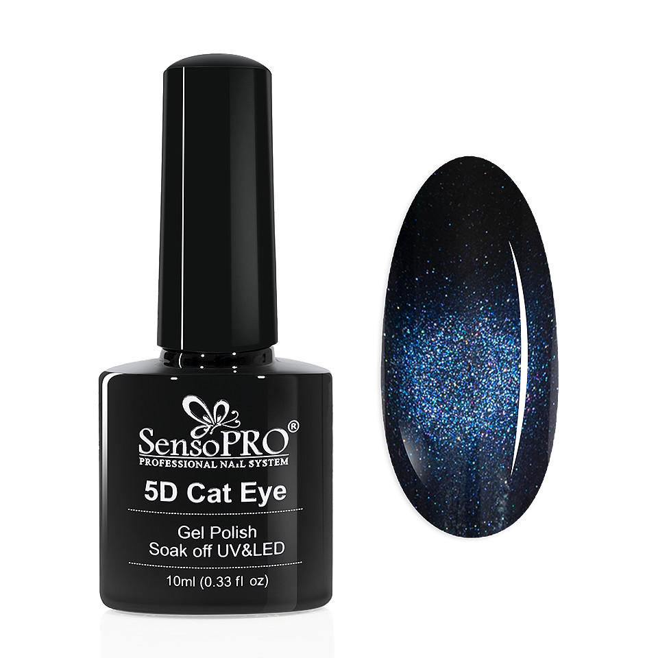 Oja Semipermanenta Cat Eye Gel 5D SensoPRO 10ml, #24 Mira kitunghii imagine noua