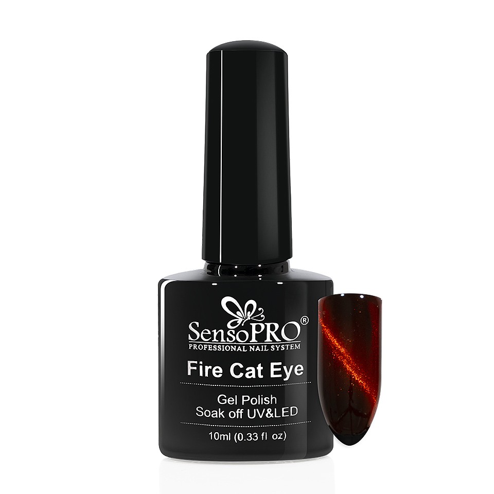 Oja Semipermanenta Fire Cat Eye SensoPRO 10 ml #07 kitunghii imagine noua
