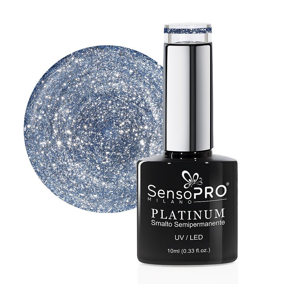 Oja Semipermanenta Platinum SensoPRO Milano 10ml, Ice Crystals #33