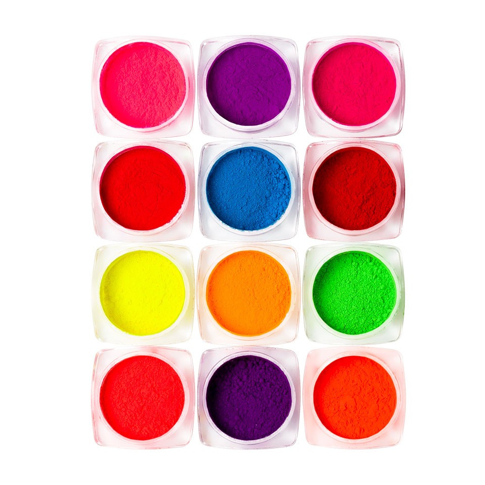 Pigment Neon Unghii LUXORISE – set 12 bucati kitunghii.ro imagine noua 2022
