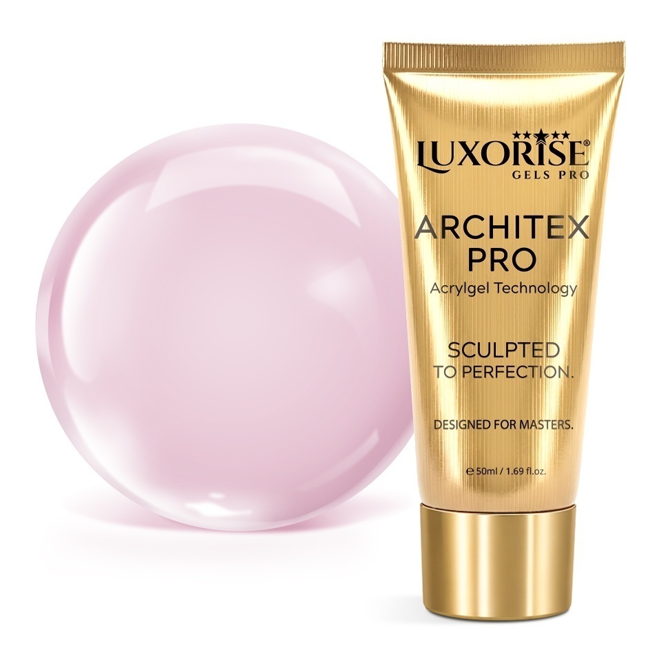 Polygel LUXORISE ARCHITEX PRO - Rare Sensations Collection, Petal Flame, 50ml