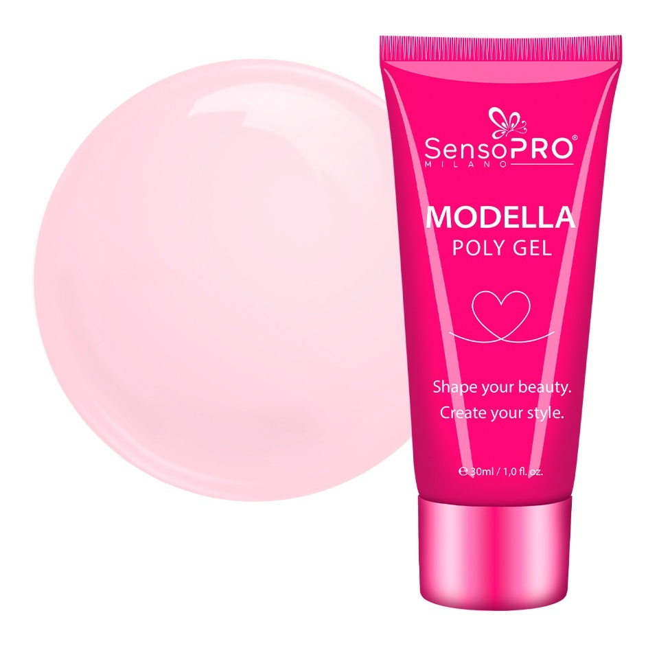 Polygel MODELLA SensoPRO Milano - Pink Sorbet, 30ml