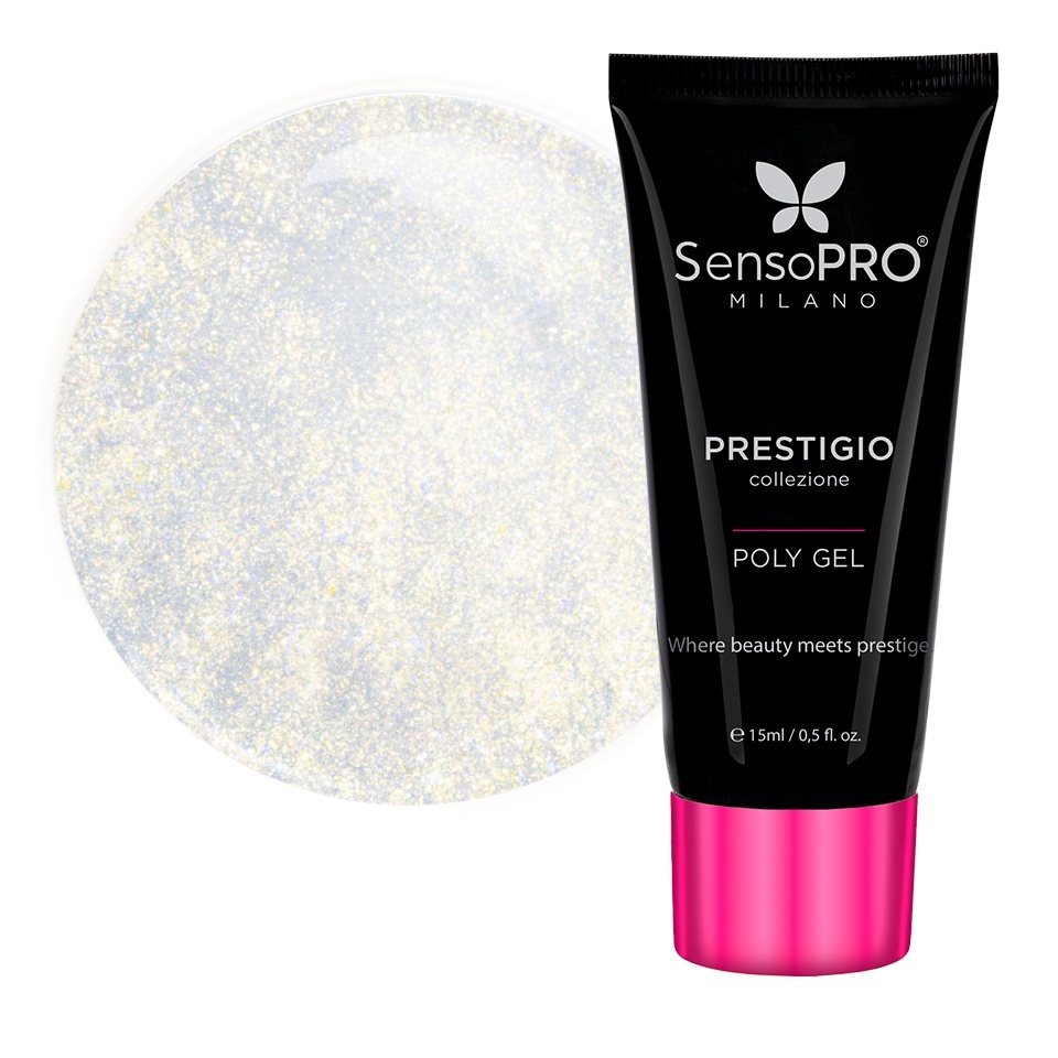 Polygel PRESTIGIO SensoPRO Milano - Angel Powder, 15ml