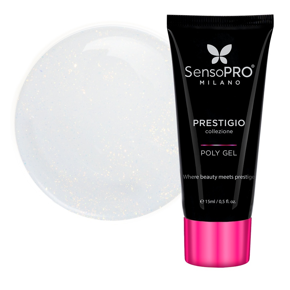 Polygel PRESTIGIO SensoPRO Milano - Milky Sugar, 15ml – Polygel - PRESTIGIO SensoPRO Milano Nude