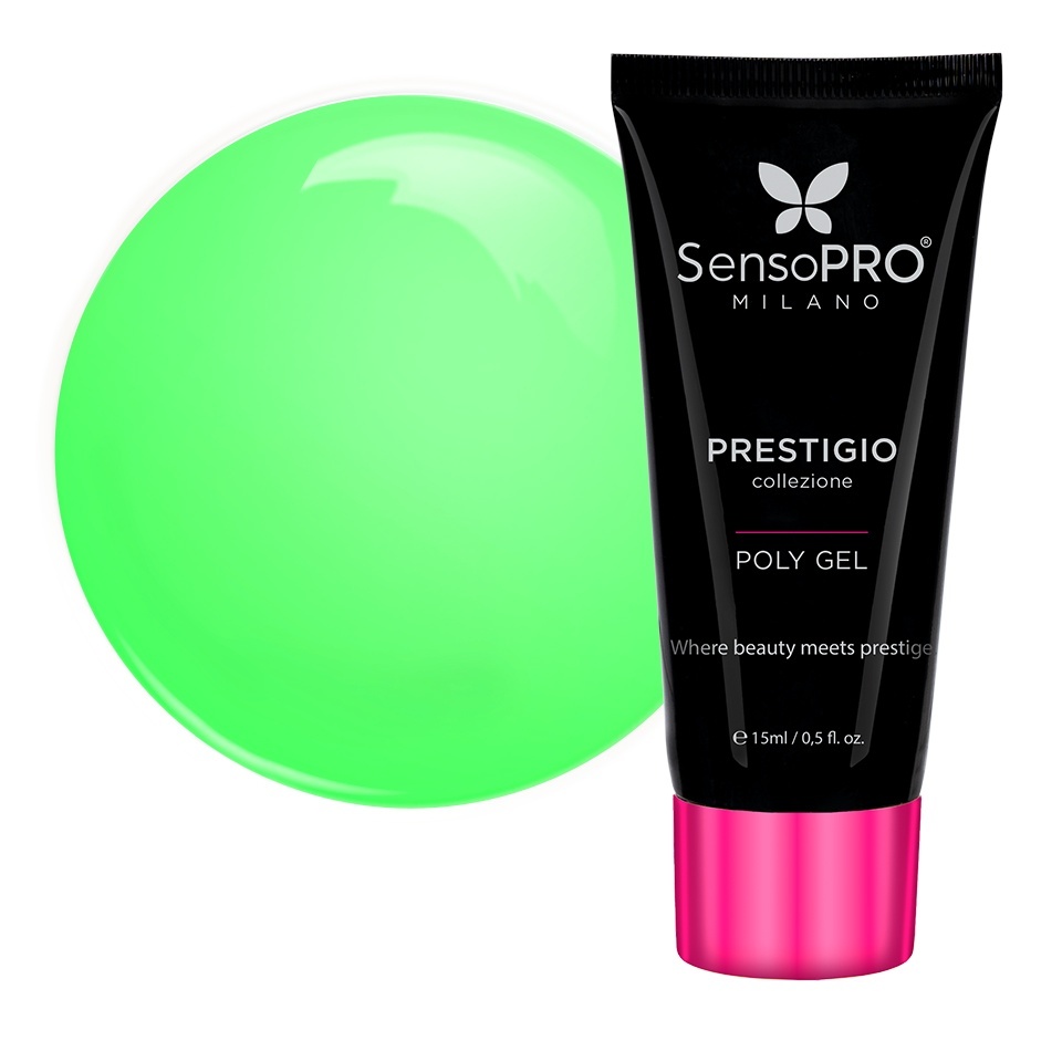 Polygel PRESTIGIO SensoPRO Milano - Pistachio Dream, 15ml