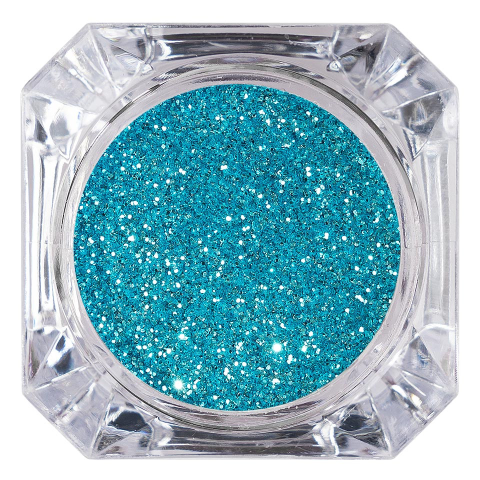 Sclipici Glitter Unghii Pulbere LUXORISE, Caribbean Blue #12 kitunghii imagine noua