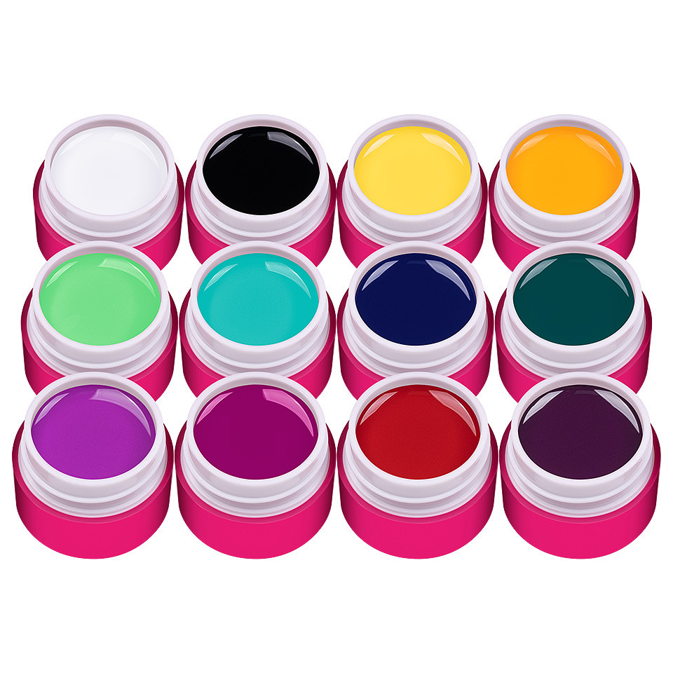 Set 12 Geluri UV Colorate SensoPRO Milano – Color Joy Collection kitunghii.ro Geluri UV
