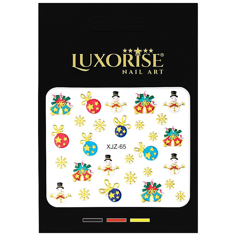Sticker 3D Unghii LUXORISE, Christmas Fantasy XJZ-65 Art poza noua reduceri 2022