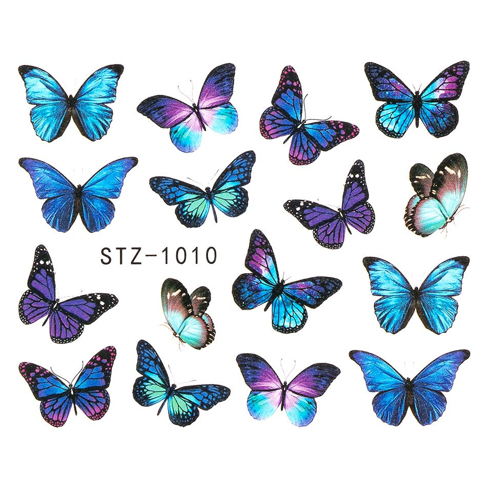 Tatuaj Unghii LUXORISE Butterfly Game, STZ-1010 imagine 2021 kitunghii