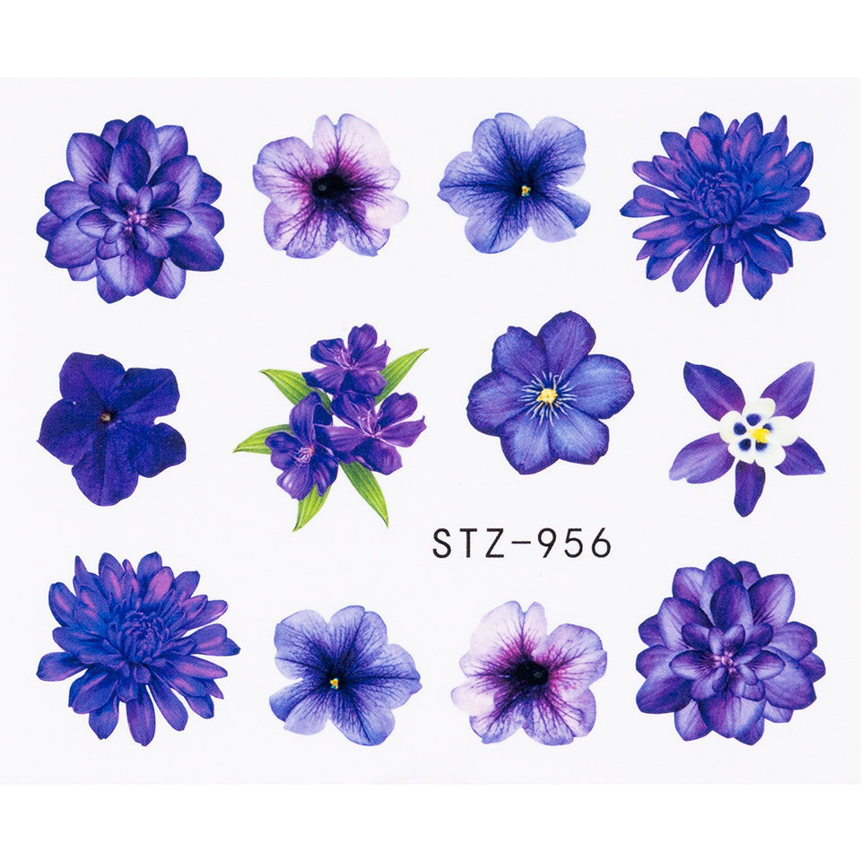 Tatuaj Unghii LUXORISE Flower Illusion, STZ-956 Art imagine noua
