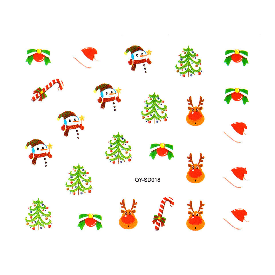 Abtibild Unghii SensoPRO Milano Christmas Wonderland Edition, QY-SD018 Abtibild imagine noua