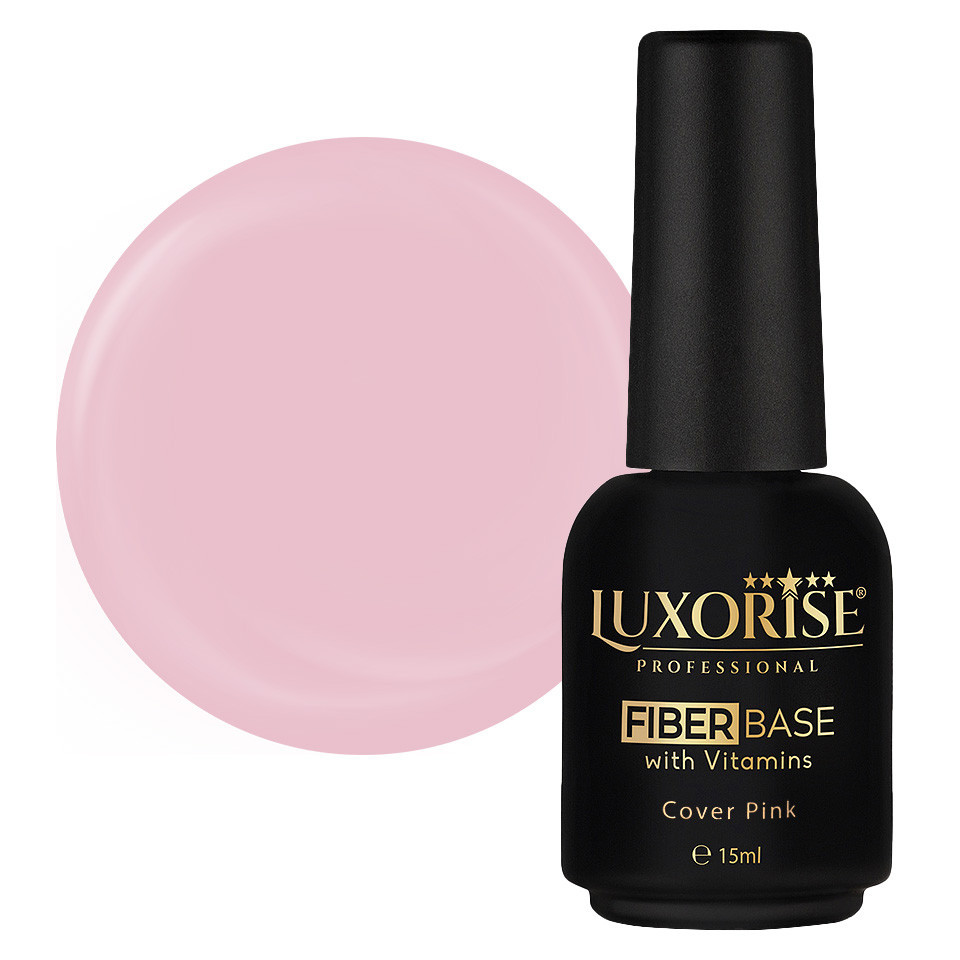 Fiber Base with Vitamins LUXORISE, Cover Pink 15ml 15ml