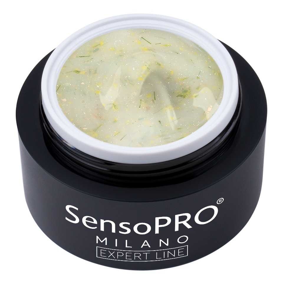 Gel Constructie Unghii Expert Line SensoPRO Milano, Petal Muse - Sunlit Daisy 15ml