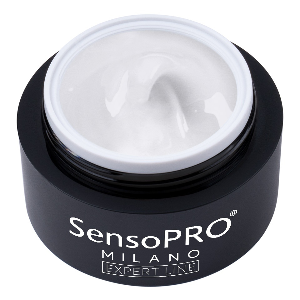Gel Constructie Unghii Expert Line SensoPRO Milano – White 15ml Geluri UV Constructie kitunghii.ro
