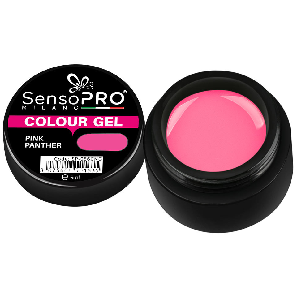 Gel UV Colorat Pink Panther 5ml, SensoPRO Milano 5ml imagine 2022