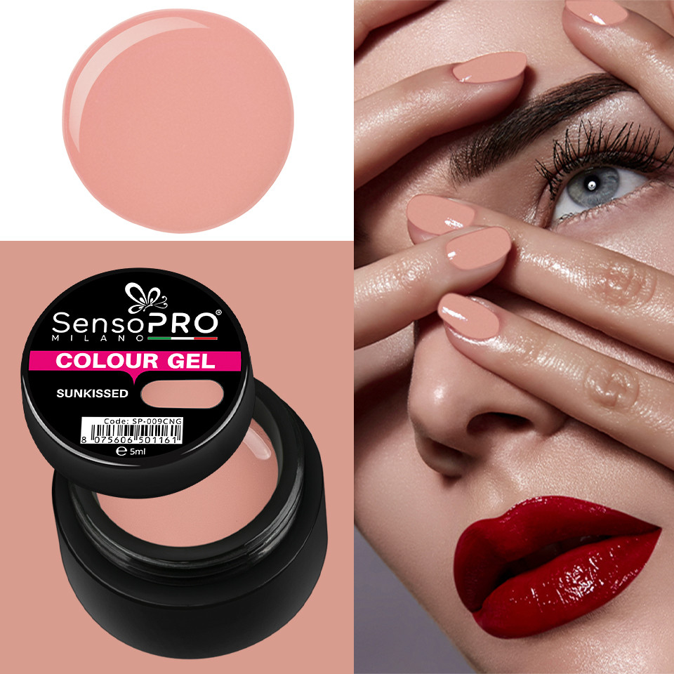 Gel UV Colorat Sunkissed 5ml, SensoPRO Milano