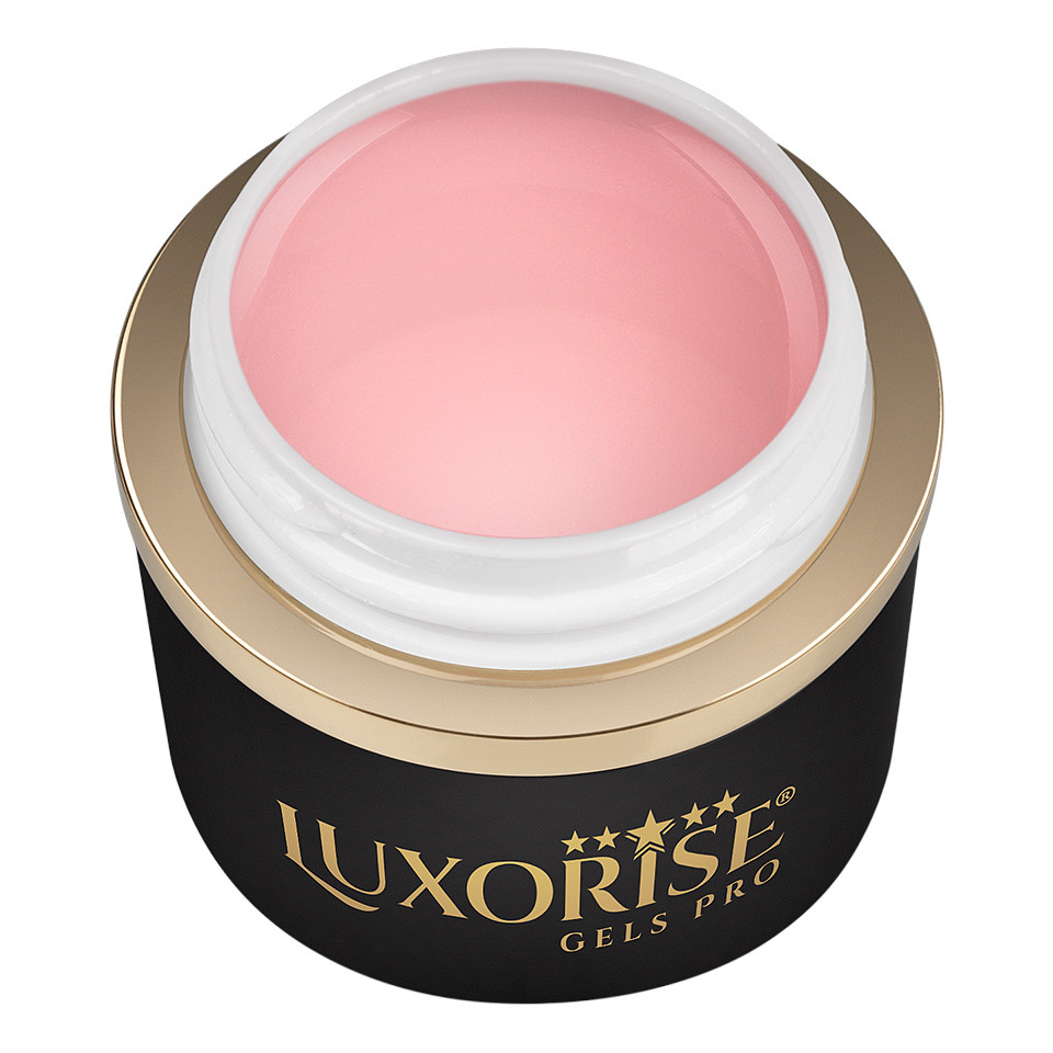 Gel UV Constructie Unghii RevoFlex LUXORISE 50ml, Milky Pink kitunghii.ro Geluri UV