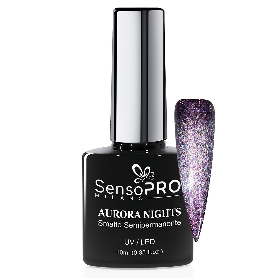 Oja Semipermanenta Aurora Nights SensoPRO Milano 10ml, Forzen Sapphire 09 kitunghii.ro imagine noua 2022