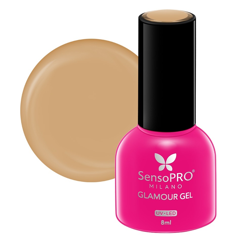 Oja Semipermanenta Glamour Gel SensoPRO Milano 8ml, Perfect Coffee #20