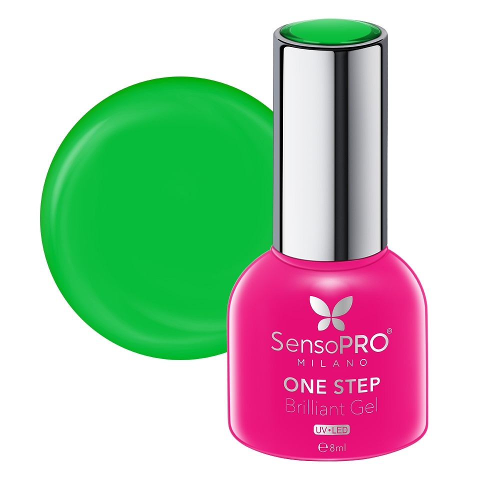 Oja Semipermanenta One Step Brilliant Gel SensoPRO Milano 8ml, Evergreen Vibe #103