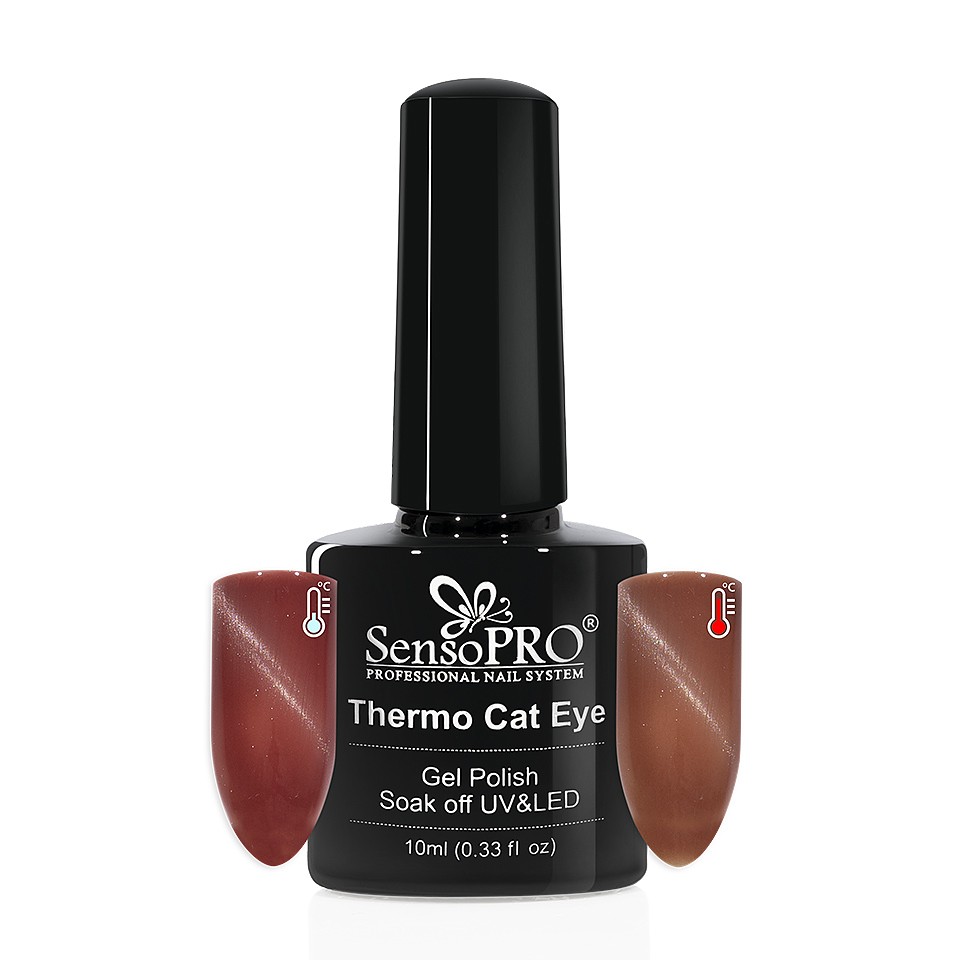 Oja Semipermanenta Thermo Cat Eye SensoPRO 10 ml, #10 kitunghii.ro imagine