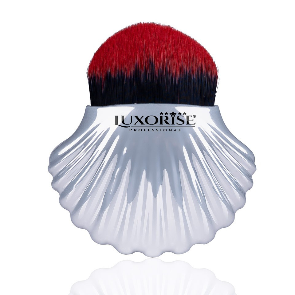 Pamatuf Unghii Silver Shell Red Brush LUXORISE