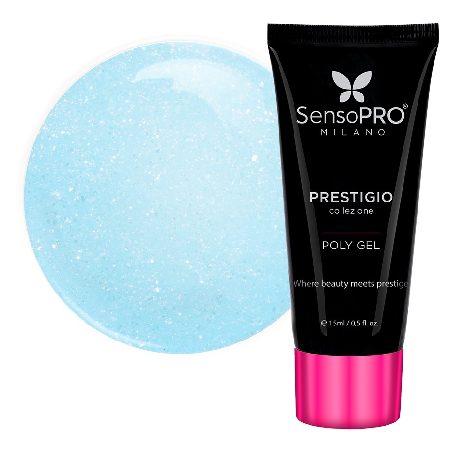 Polygel PRESTIGIO SensoPRO Milano – Sky Macaron, 15ml Polygel - PRESTIGIO kitunghii.ro
