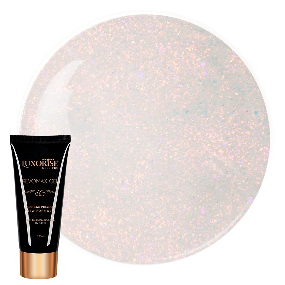 Polygel REVOMAX GEL LUXORISE Moonlit Haze, 15ml