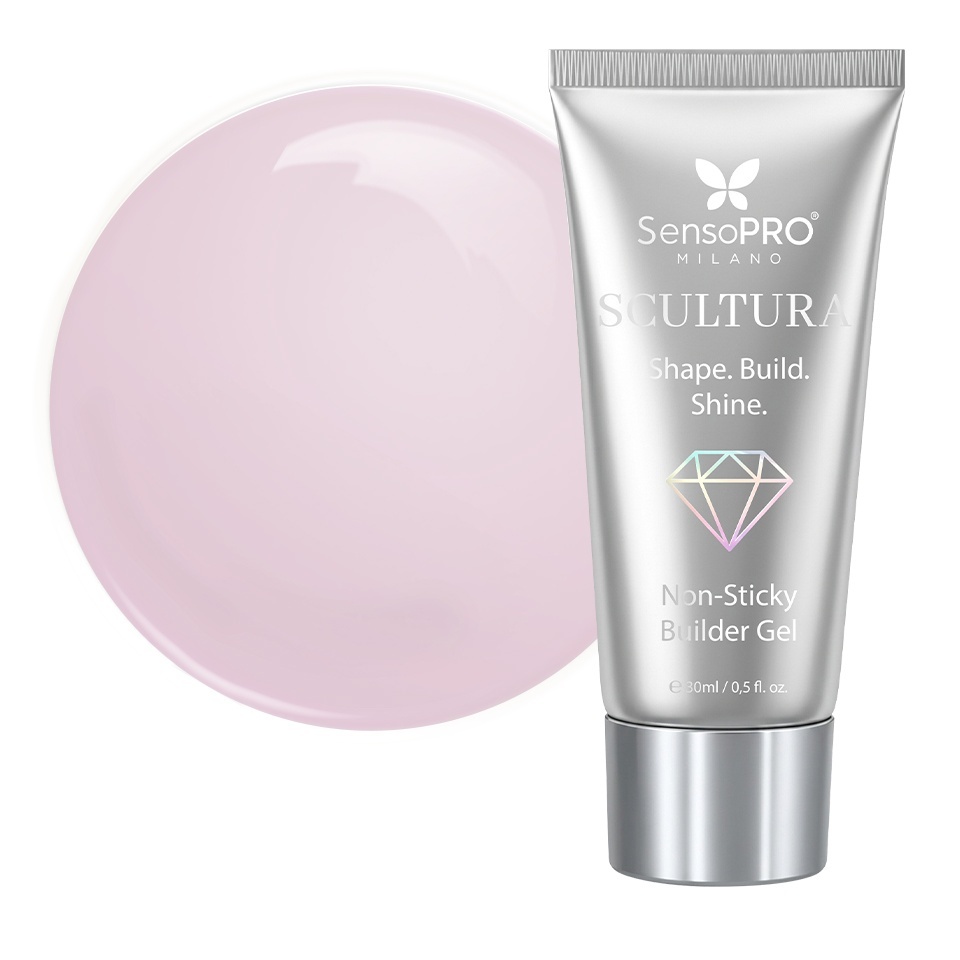 Polygel SCULTURA Non Sticky SensoPRO Milano - Blush Cashmere, 30ml – Polygel - SCULTURA SensoPRO Milano Roz