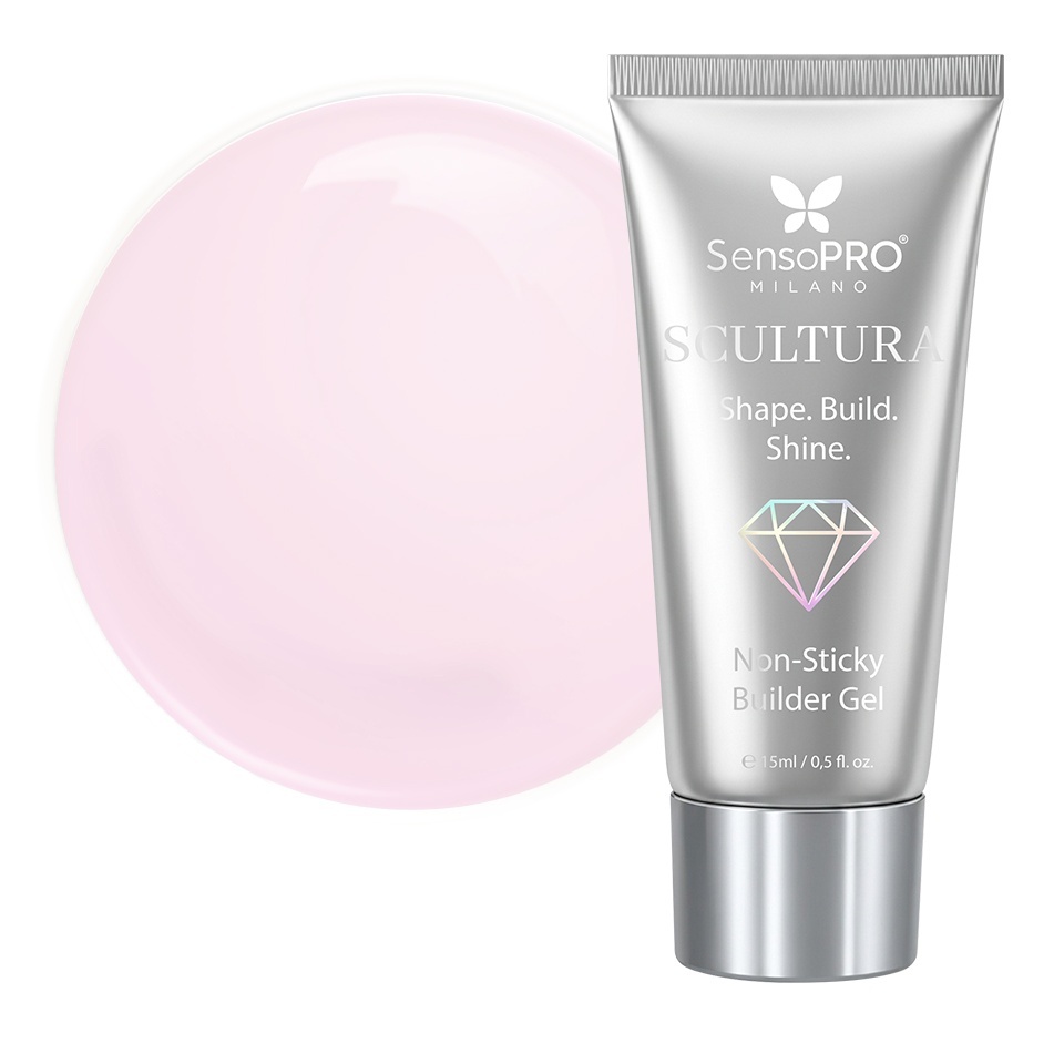 Polygel SCULTURA Non Sticky SensoPRO Milano - Milky Blossom, 15ml – Polygel - SCULTURA SensoPRO Milano Nude