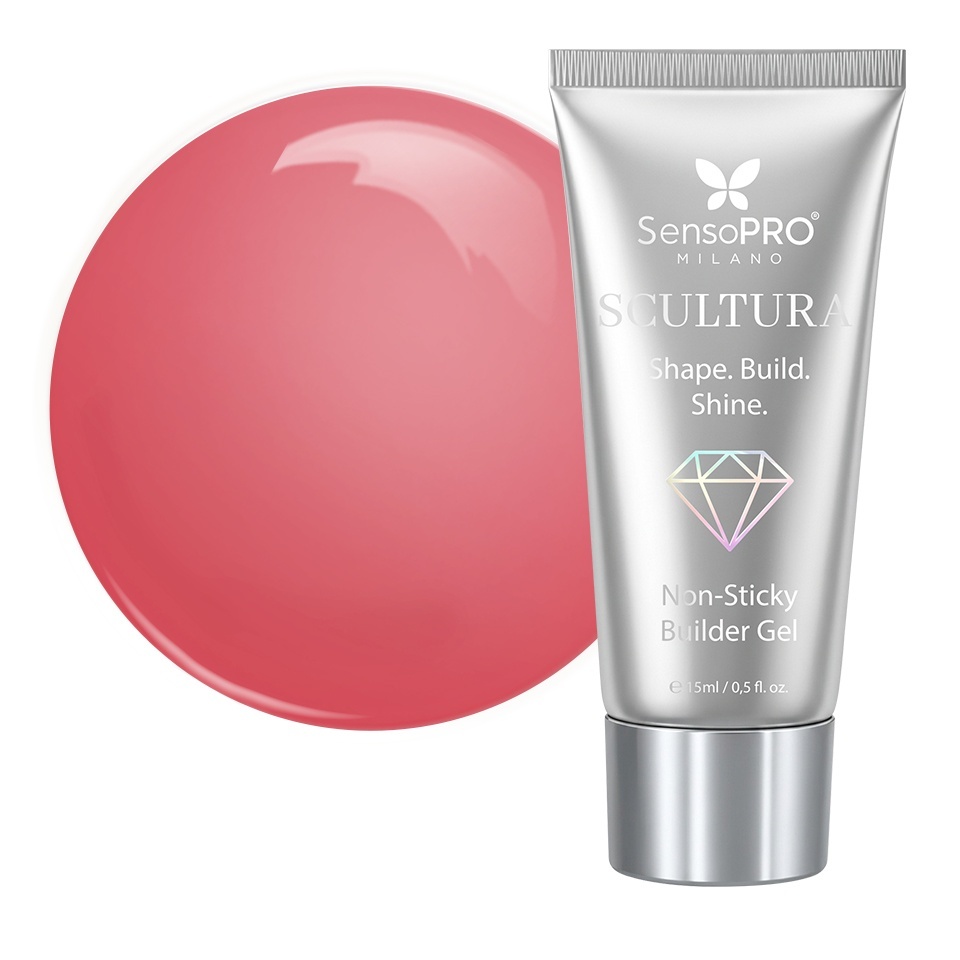 Polygel SCULTURA Non Sticky SensoPRO Milano - Velvet Cherry, 15ml