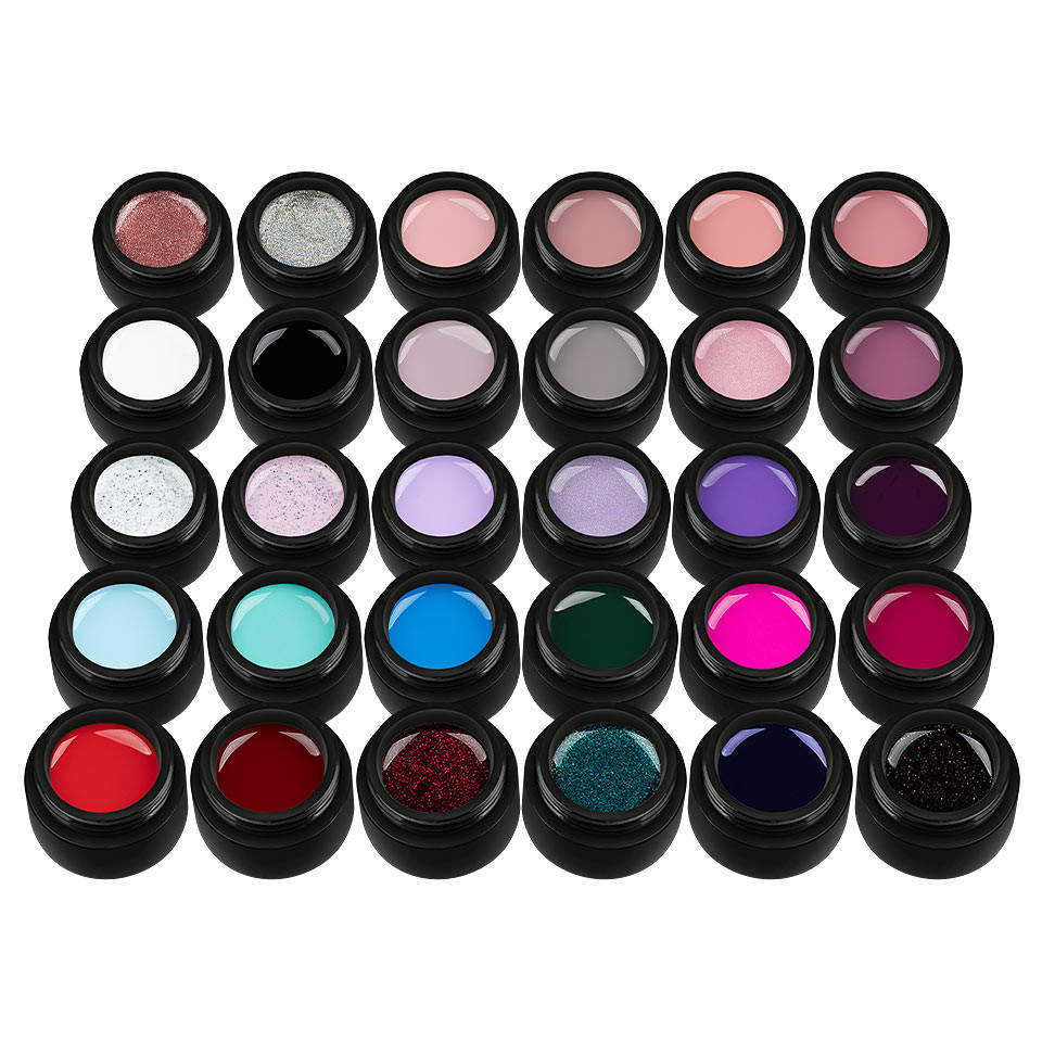 Set 30 Geluri UV Colorate Most Wanted Collection, SensoPRO Milano kitunghii.ro